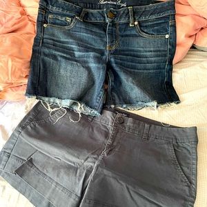 American Eagle stretch shorts, sz 14 X 2🩳🩳